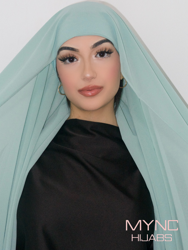 Instant Chiffon Hijab - Mint Breeeze