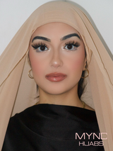 Instant Chiffon Hijab - Nude Essence