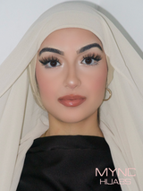 Instant Chiffon Hijab - Cream dream