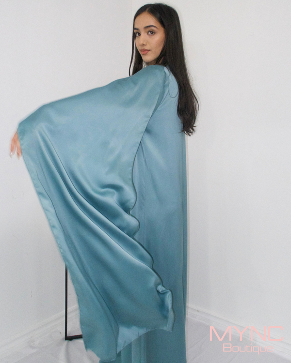 Neziha Dress In Turkish Blue
