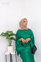Elizah Co-ord Set in Emerald Green