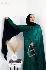 Nisa Dress in Emerald Green