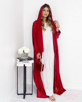 Rania Abaya In Crimson