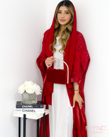Rania Abaya In Crimson
