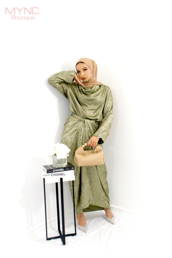 Mona Co-ord Set in Sage