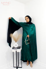 Nisa Dress in Emerald Green
