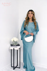Zeina Dress in Turkish Blue