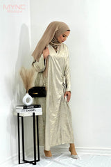 Shamara Dress in Silver