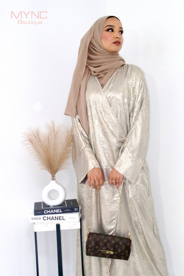 Shamara Dress in Silver
