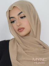 Chiffon Crystal Hijab - Jameela