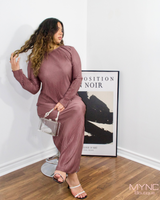 Aliya Maxi Dress In Rose Pink