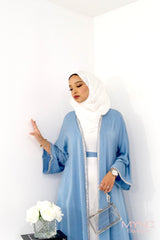 Rida Abaya Set in Baby Blue
