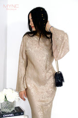 Laira Dress in Gold