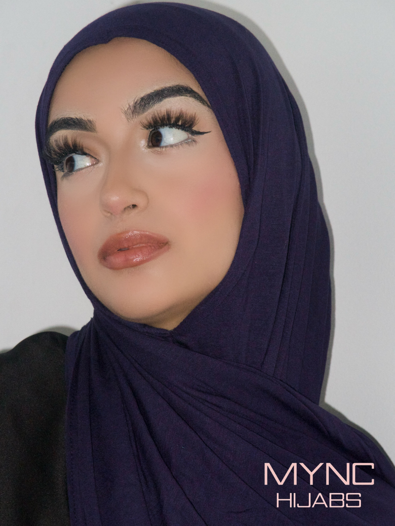 Instant Jersey Hijab - Bullet Blue