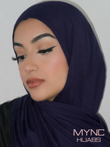 Instant Jersey Hijab - Bullet Blue