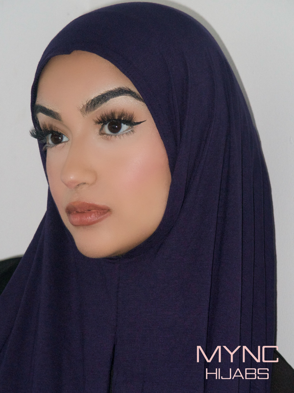 Instant Jersey Hijab - Bullet Blue