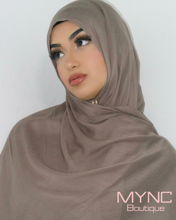 Modal Hijab - Greige Truffle