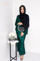 Laira Dress in Emerald Green