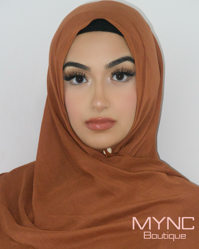 Modal Hijab - Dark Pumpkin