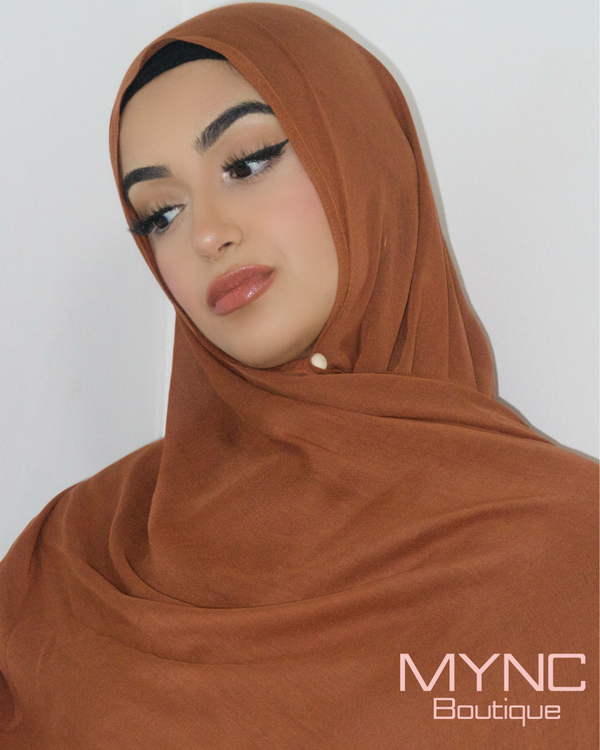 Modal Hijab - Dark Pumpkin