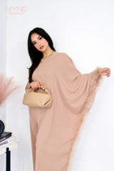 Nimra Co-ord Set in Nude