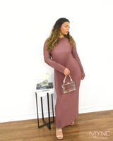 Aliya Maxi Dress In Rose Pink