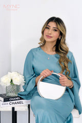 Zeina Dress in Turkish Blue