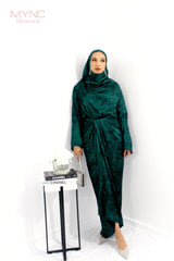 Mona Co-ord Set in Emerald Green