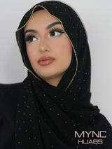 Chiffon Crystal Hijab - Soraya