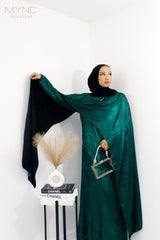 Nisa Dress in Emerald Green