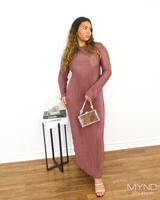 Aliya Maxi Dress In Rose Pink