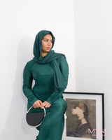Aliya Maxi Dress In Emerald Green