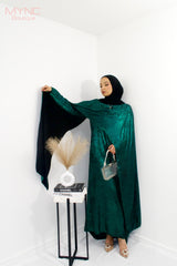 Nisa Dress in Emerald Green