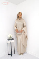 Elizah Co-ord Set in Cream