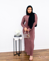 Aliya Maxi Dress In Rose Pink