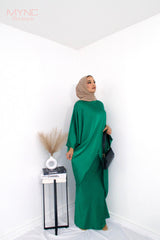 Elizah Co-ord Set in Emerald Green