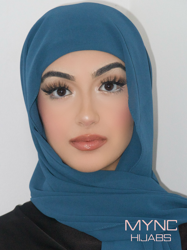 Instant Chiffon Hijab - Teal Tide