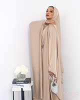 Hala 4-Piece Abaya Set In Champagne
