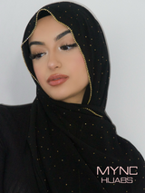 Chiffon Crystal Hijab - Soraya