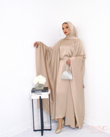 Hala 4-Piece Abaya Set In Champagne