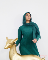 Aliya Maxi Dress In Emerald Green