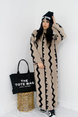 Rima Knit Dress In Mocha Brown