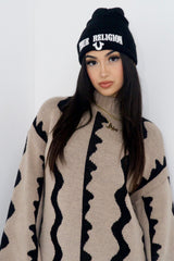 Rima Knit Dress In Mocha Brown