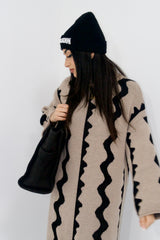 Rima Knit Dress In Mocha Brown