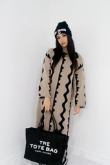 Rima Knit Dress In Mocha Brown