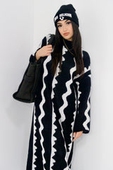 Rima Knit Dress In Black