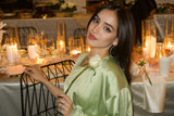 Enaya 4-Piece Abaya Set in Lime