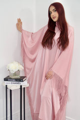 Vaneeza Abaya/Dress in Powder Pink