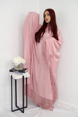 Vaneeza Abaya/Dress in Powder Pink
