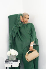 Cyra Coord In Bottle Green